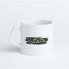 SBN - Store Prime Sevgiliye Özel You & Me Baskılı Kahve Kupası Kupa Bardak