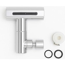 SBN - Store Prime 360° Dönebilen Çift Taraflı Lavabo Musluğu, Krom Kaplama, Başlık Batarya Su Tasarruflu, Pirinç Gövdeli, Banyo ve Mutfak Için Dayanıklı ve Şık Mu