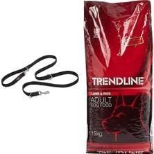 SBN - Store Prime Of Animals Halti Köpek Eğitim Kayışı, Büyük Boy Siyah, 2 M + Trendline Kuzu Etli & Pirinçli Yetişkin Köpek Maması 15 kg