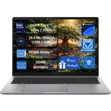 Asus Expertbook P3 G1 Intel Core Ultra 7 255H Aı Boost Npu  48 GB Ddr5 2tb SSD 16'' Wuxga (1920 x 1200) IPS WIN11PRO Taşınabilir Bilgisayar P3606CCAAIP14