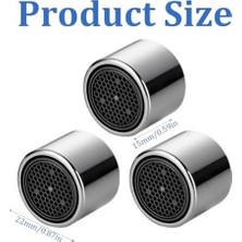 SBN - Store Prime 4 Adet 22 mm Musluklar Için Perlatör, M22 Musluk, Süzgeç, Musluk, Havalandırıcı, Musluk Filtresi, Iç Dişli Havalandırıcı, Contalı, Mutfak ve Ban