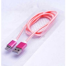 SBN - Store Prime (3257) Rose Rose Type-C Mıknatıslı USB Kablo ile Uyumlu