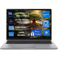 Asus Expertbook P3 G1 Intel Core Ultra 7 255H Aı Boost Npu  48 GB Ddr5 1tb SSD 16'' Wuxga (1920 x 1200) IPS WIN11HOME Taşınabilir Bilgisayar P3606CCAAIH09