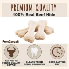 SBN - Store Prime Naturel Beyaz Pres Köpek Çiğneme Kemiği 5'li 7,5cm (7,5 Cm, Tatlandırıcısız)