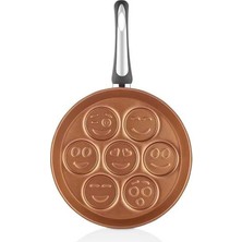 SBN - Store Prime Redio 28CM Emoji Pankek Tavası Bakır