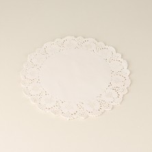 Ivory 36'lı Dantel Sunum Kağıdı - Beyaz - 32 cm