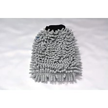SBN - Store Prime Spark 7050 Mikrofiber Şönil Oto Temizlik ve Kurulama Eldiveni 16X24 Cm. Gri