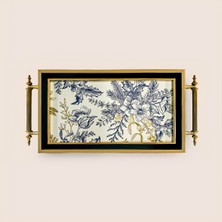 İrem Home Irem Home Luxe Sunum Tepsi - Renkli - 36 cm