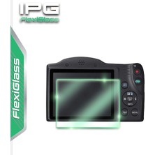 Canon Powershot SX420 Is Için Ipg Flexiglass Ekran Koruyucu (2 Adet), 9h Esnek Fiberglass Ekran Koruma Filmi, Pürüzsüz Cam Yüzey