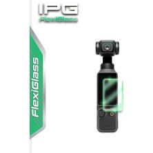 Djı Osmo Pocket 4 Creator Için Ipg Flexiglass Ekran Koruyucu (2 Adet), 9h Esnek Fiberglass Ekran Koruma Filmi, Pürüzsüz Cam Yüzey