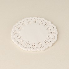 Ivory 50'li Dantel Sunum Kağıdı - Beyaz - 9 cm