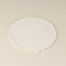 Ivory 50'li Dantel Sunum Kağıdı - Beyaz - 21,5 cm