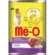 SBN - Store Prime Me-O Canned Deniz Lezzetleri Karides Soslu Kedi Konserve, 400 gr