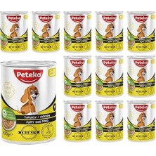 SBN - Store Prime Yavru Köpek Tavuklu ve Jöleli Konserve Mama 400 gr x 12 Adet