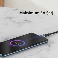 SBN - Store Prime 2m 60W Hasırlı Type-C To Type-C Pd Hızlı Şarj Kablosu - Siyah