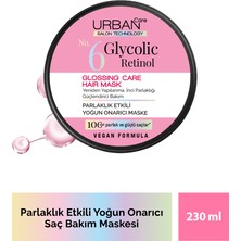 Urban Care Glycolic Retinol Parlaklık Etkili Yoğun Onarıcı Saç Bakım Maskesi-230ml-vegan