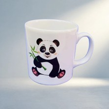 Birsence Sevimli Panda Tasarımlı Seramik Kupa Bardak Hediye