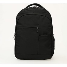 SBN - Store Prime Su Geçirmez Siyah Sırt Çantası 14 Inç Laptop Bölmeli Seyahat & Okul Çantası