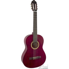 7Nota Valencia VC204TWR Klasik Gitar - Şeffaf Şarap Kırmızı Mat