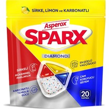SBN - Store Prime Asperox Sparx Bulaşık Makinesi Kapsülü 20'li (7 Paketi)