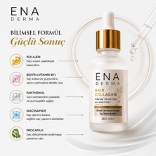 Ena Derma EnaDerma Kolajen Saç Dökülmesine Karşı – Biotin, Procapil ve Vitamin Kompleksli Saç Bakım Kolajeni