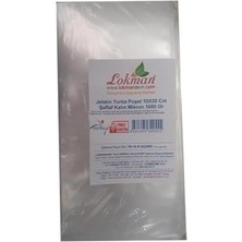 SBN - Store Prime Jelatin Torba Poşet 10X20 cm Şeffaf Kalın Mikron 1000 gr 1 Paket