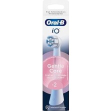 SBN - Store Prime Oral-B Io 2 Şarjlı Diş Fırçası - Pembe + Oral-B Io Gentle Care Beyaz Diş Fırçası Yedek Başlığı 2 Adet