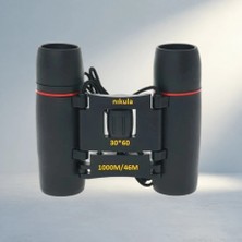 Birsence Kompakt Siyah Mini Dürbün 30X60 Taşınabilir Optik