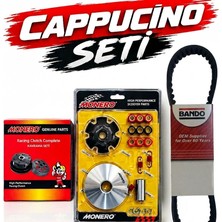 Arora Cappucino 50 cc 80 cc Monero Ön Varyatör + Arka Debriyaj + Performanslı + Bando Kayış
