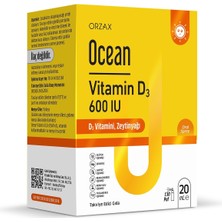 Orzax Ocean Vitamin D3 600 IU Sprey 20 ML