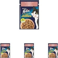 SBN - Store Prime Felix Sensation Somon & Karidesli Kedi Yaş Mama 85 gr (4 Paketi)