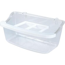 SBN - Store Prime Kuş Yemlikleri, 10 cm Izgaralı Mamalık, Şeffaf x 36 Adet