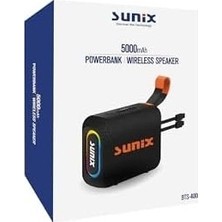 SBN - Store Prime 5000 Mah Powerbank Özellikli Taşınabilir Bluetooth Hoparlör BTS-400