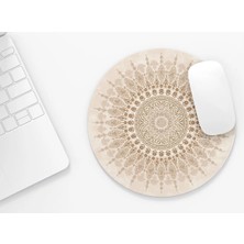 Riyaz Halı Desenli 13 |yuvarlak Kauçuk Taban Mouse Pad (20CM)