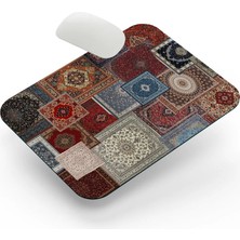 Riyaz Halı Motif Desen 5 - Dikdörtgen Mouse Pad, 17,5 cm x 19,50 cm