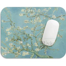 Riyaz Van Gogh | Badem Ağacı - Dikdörtgen Mouse Pad, 17,5 cm x 21,50 cm