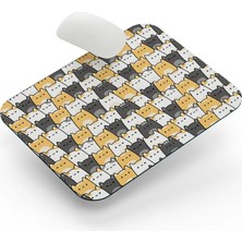 Riyaz Kediler - Dikdörtgen Mouse Pad, 17,5 cm x 19,50 cm