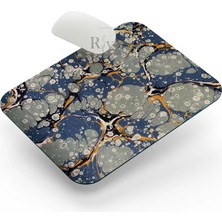 Riyaz Ebru Desen Kod:2 - Dikdörtgen Mouse Pad, 17,5 cm x 21,50 cm
