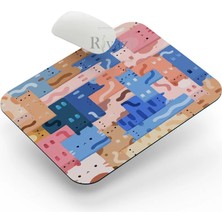 Riyaz Sevimli Kediler - Dikdörtgen Mouse Pad, 17,5 cm x 21,50 cm