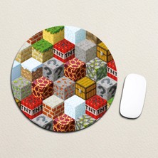 Riyaz Kutular |yuvarlak Kauçuk Taban Mouse Pad (20CM)