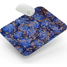 Riyaz Ebru Desen Kod:6 - Dikdörtgen Mouse Pad, 17,5 cm x 21,50 cm