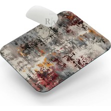 Riyaz Eskitme Grunge Desen - Dikdörtgen Mouse Pad, 17,5 cm x 21,50 cm