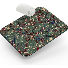 Riyaz Ebru Desen Kod:4 - Dikdörtgen Mouse Pad, 17,5 cm x 21,50 cm