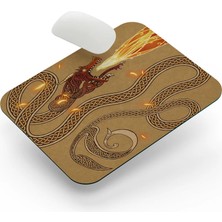 Riyaz Dragon Lore Awp - Dikdörtgen Oyuncu Mouse Pad, 17,5 cm x 19,50 cm