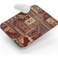 Riyaz Halı Motif Desen 3 - Dikdörtgen Mouse Pad, 17,5 cm x 19,50 cm