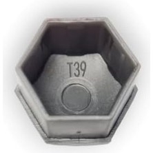 SBN - Store Prime Tekerlek Bijon Kapağı Gri 5 Adet 1Z0601173 Superb 2 ile Uyumlu 2014-2015