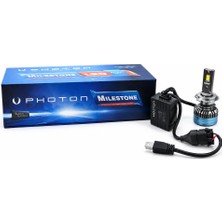 Photon Milestone Black Katana H7 30000 Lümen LED Xenon (Hb3 Sürücü + H7 Dönüştürücü Aparat Entegreli)