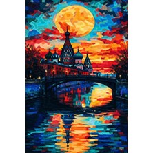 İğne İzi 5d Elmas Boncuk Taş Işleme Mozaik Goblen Kit Kanvas Tablo 30X40CM GD90306 Diamond Painting