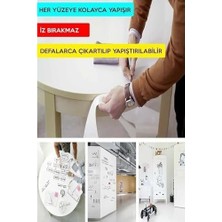 SBN - Store Prime 60 cm x 3 Metre Elektrostatik Duvar Koruyucu Yazı Tahtası Mutfak Notluk Ofis Okul Kurs Malzemeleri