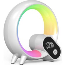 Tactech Rgb LED Işıklı Müzikle Senkron Işıklı Tarih Göstergeli Bluetooth Hoparlör